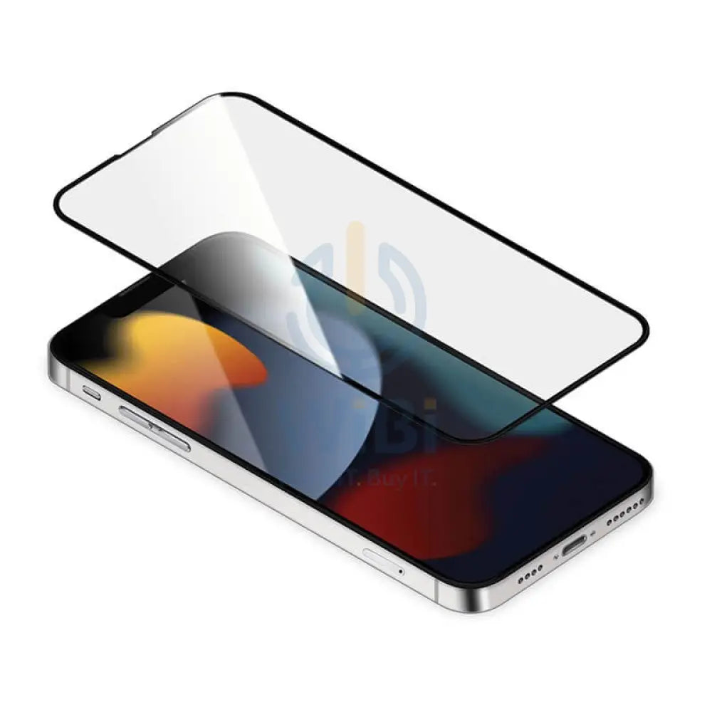 Torrii Bodyglass Full Coverage Curved Screen Protector - iPhone 13 Mini / Anti-bacterial Coating / Black