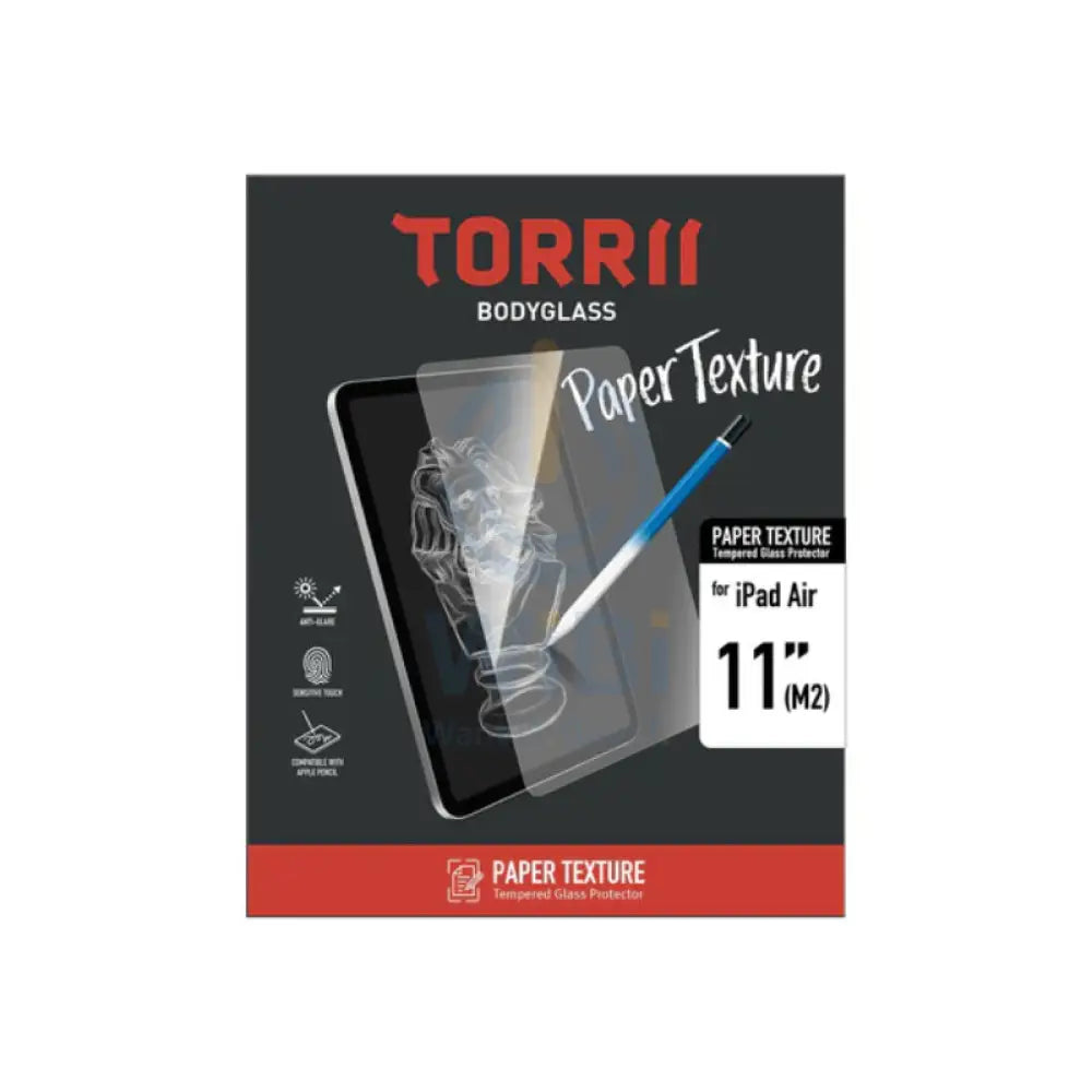 Torrii Bodyglass Paper Texture Screen Protector - Apple iPad Air 11-inch(M2) / Clear Accessories > Mobiles & Tablets >