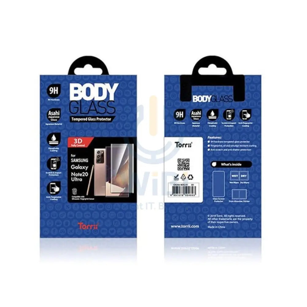 توري بودي جلاس توري شاشة الواقي من الزجاج سامسونج جالكسي نوت 20 ألترا / شفاف