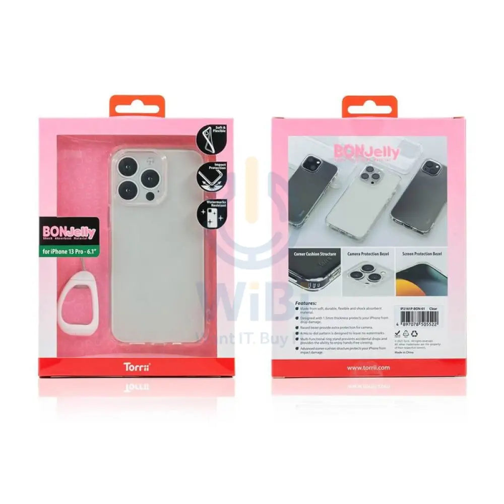 توريي بونجيلي حافظة - ايفون 13 برو / شفاف