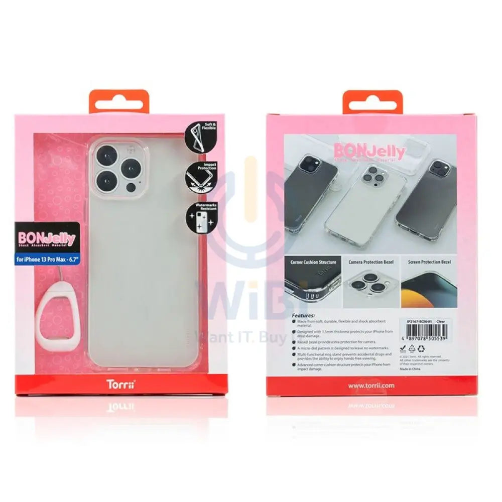 Torrii Bonjelly Case - iPhone 13 Pro Max / Clear