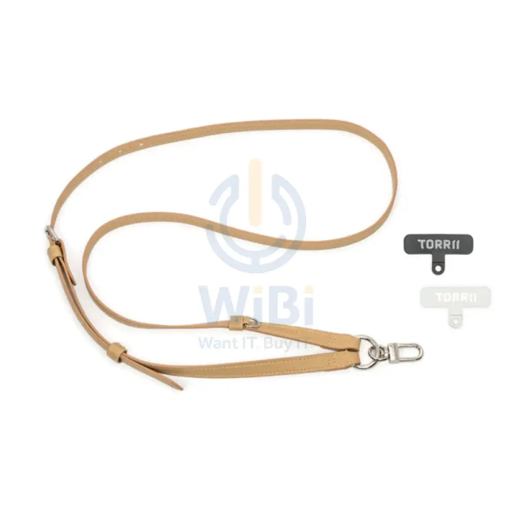Torrii Knotty Leather Crossbody Strap - Khaki Accessories > Mobiles & Tablets > Mobiles > Covers & Cases