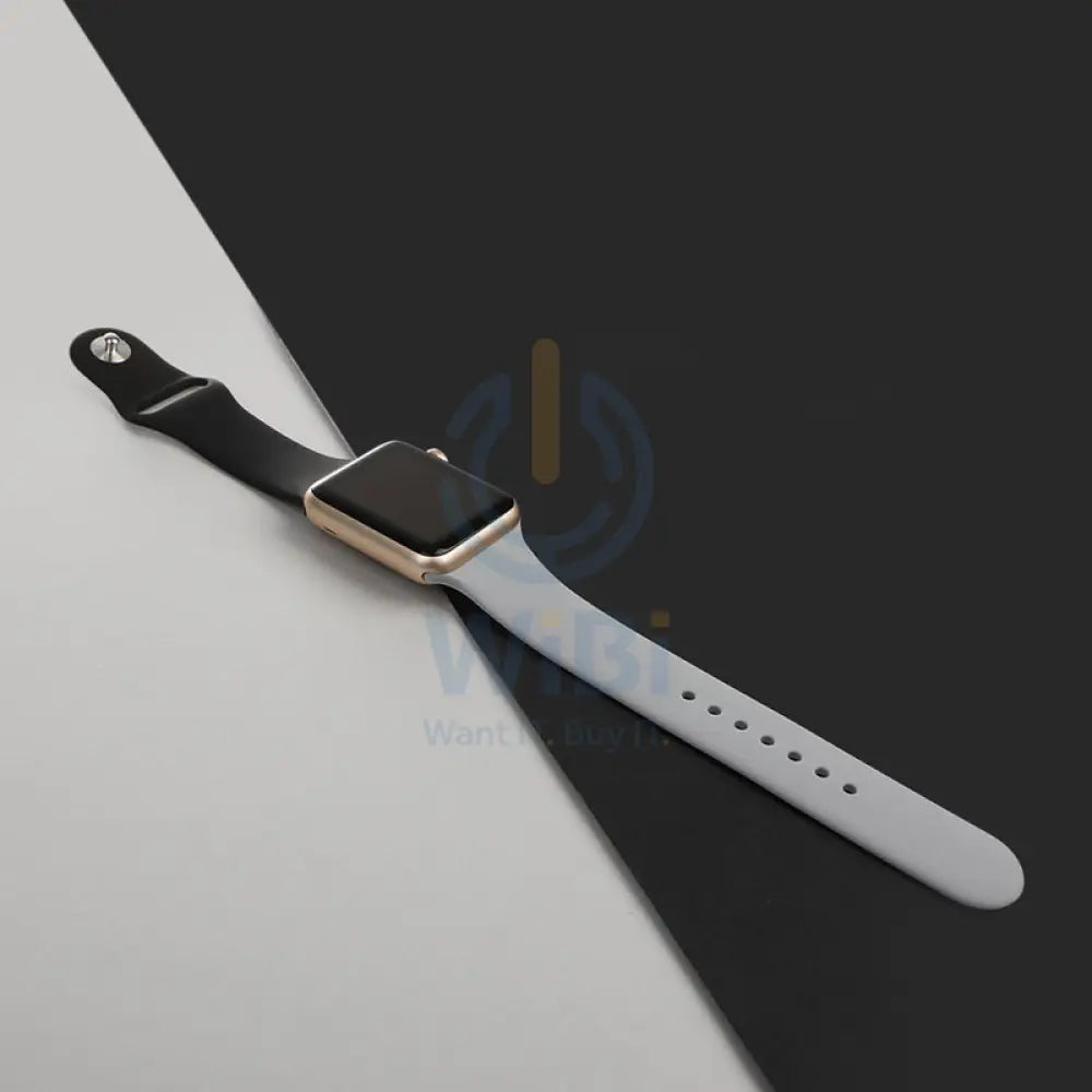 Torrii Siliconee Mix Watch Band For Apple Watch 49 / 45 / 44 / 42 mm - Black / Gray Accessories > Smart Watches