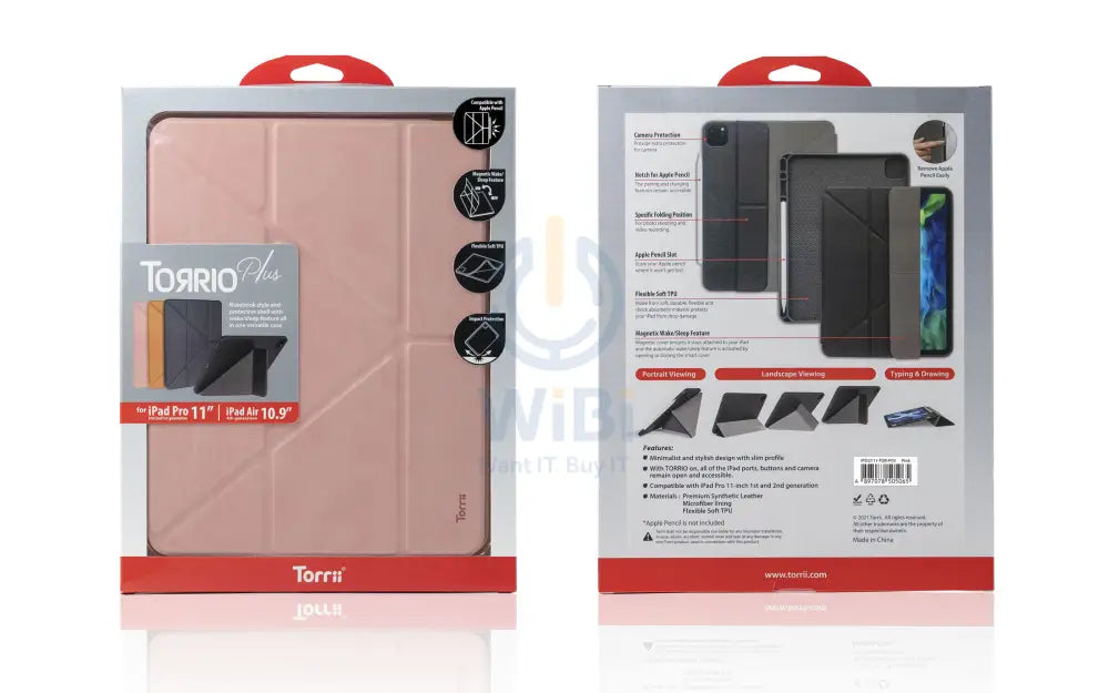 Torrii Torrio Plus - iPad Pro 11 & iPad Air 4 / 10.9’’ / Pink Accessories > Mobiles & Tablets > Tablets > Offer Zone