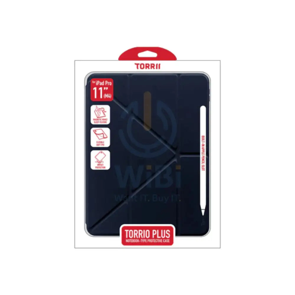Torrii Torrio Plus Case - Apple iPad Pro 11-inch (M4) / Dark Blue Accessories > Mobiles & Tablets > Mobiles > Covers &