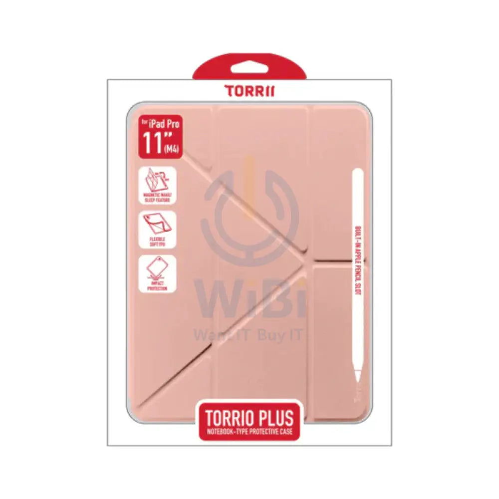Torrii Torrio Plus Case - Apple iPad Pro 11-inch (M4) / Pink Accessories > Mobiles & Tablets > Mobiles > Covers & Cases