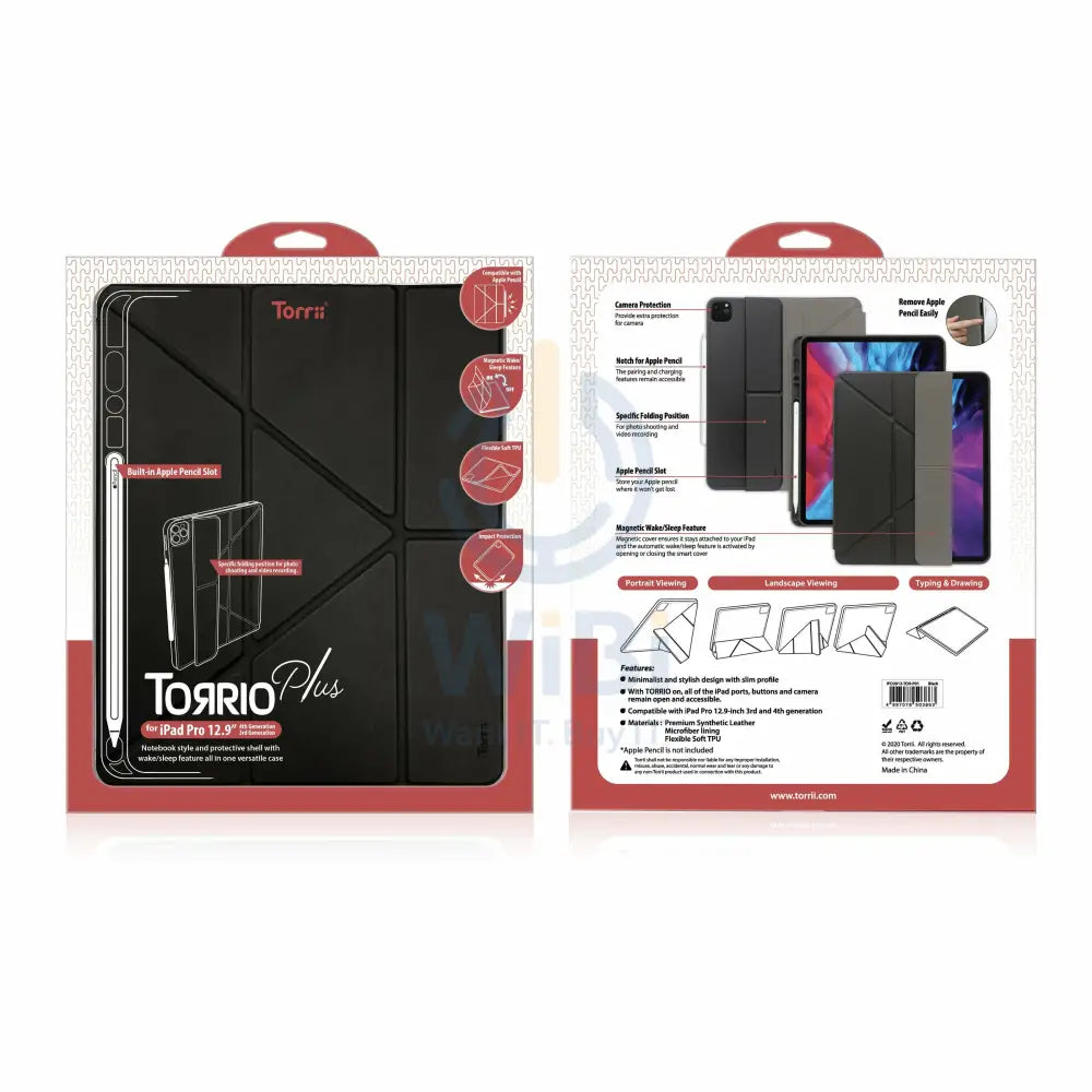 Torrii Torrio Plus Case - iPad Pro 11 / Black Accessories > Mobiles & Tablets > Tablets