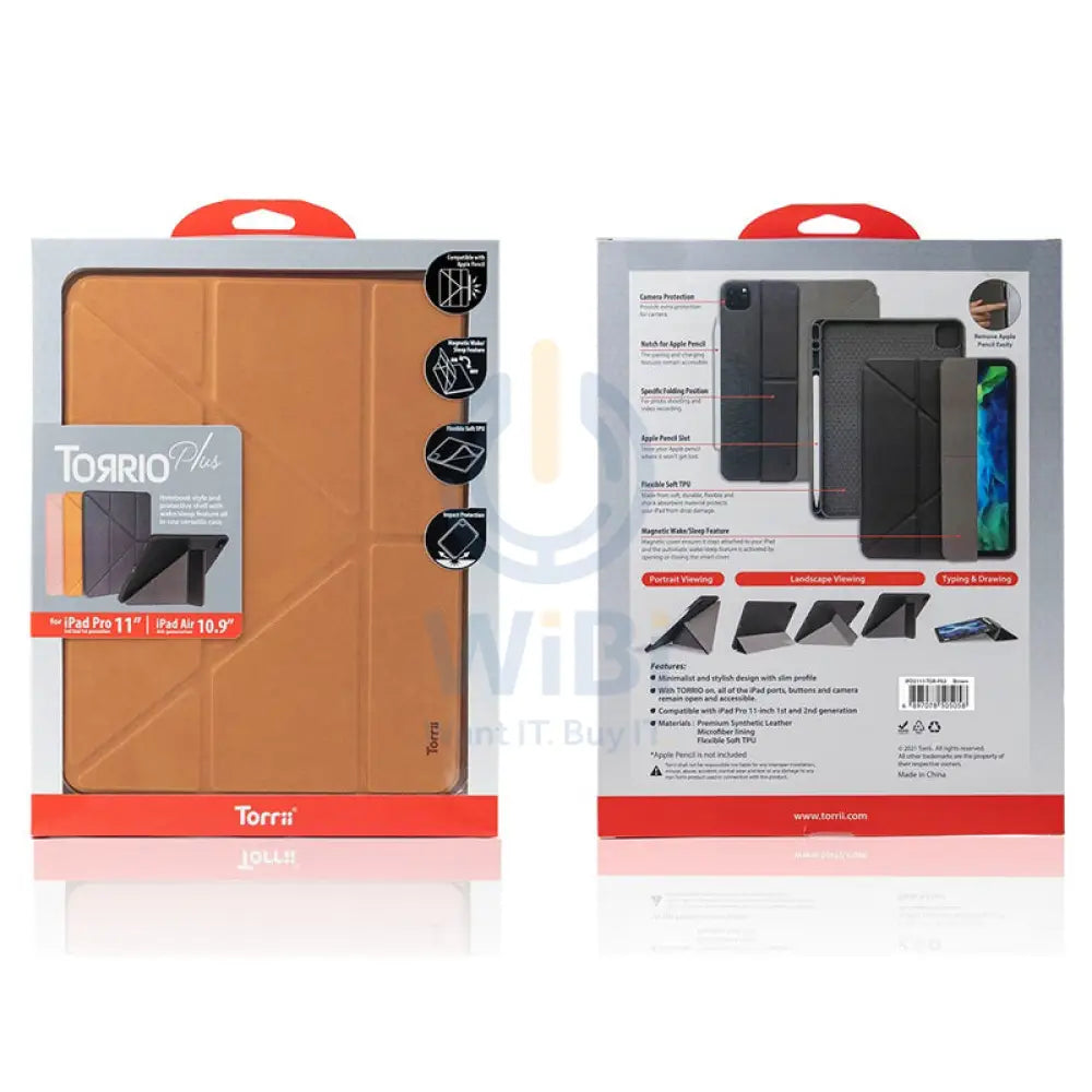 Torrii Torrio Plus For iPad Pro 11 & iPad Air 10.9 - Brown Accessories > Mobiles & Tablets > Offer Zone