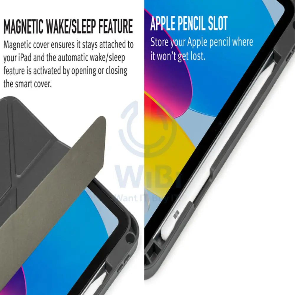 Torrii TORRIO Plus Wallet case for iPad 10.9’’ (10th Gen. Year 2022) – Black Accessories > Mobiles & Tablets > Offer