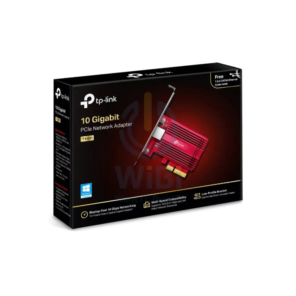 TP-Link 10 Gigabit PCI Express Network Adapter - 10 Gbps / PCI Express / RJ-45 Networking Products > Network Card