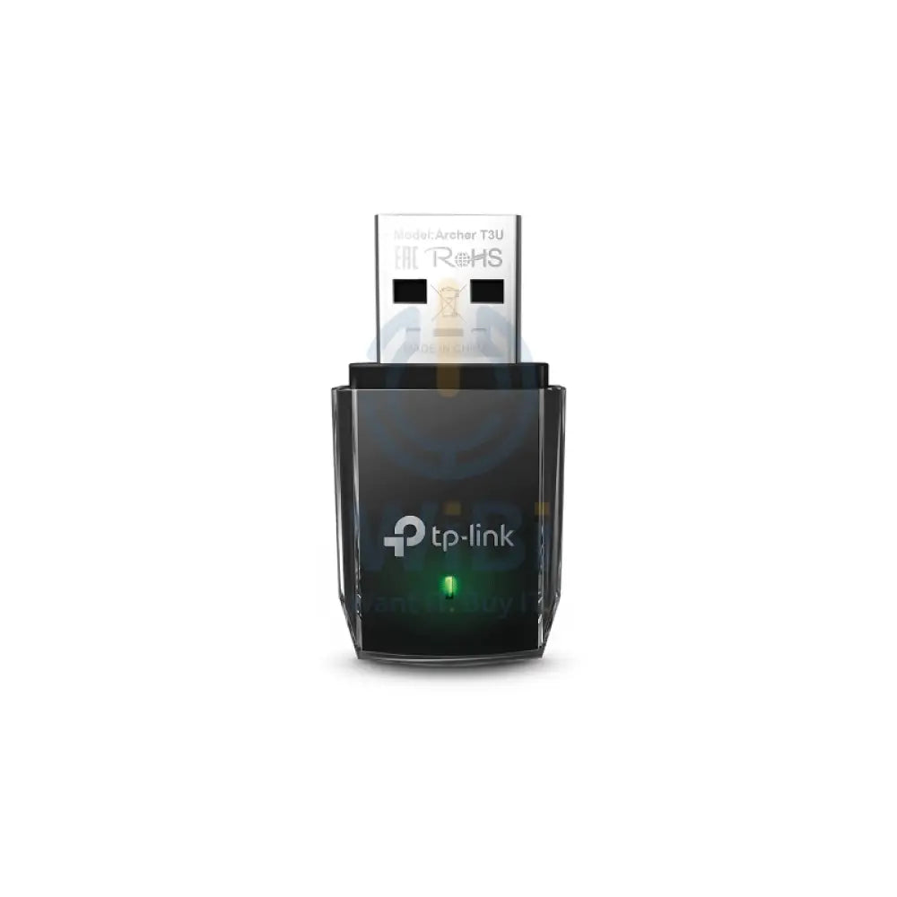 TP-Link AC1300 Mini Wireless MU-MIMO USB Adapter - 400 Mbps / USB3.0 / Black Networking Products > Wireless USB Network