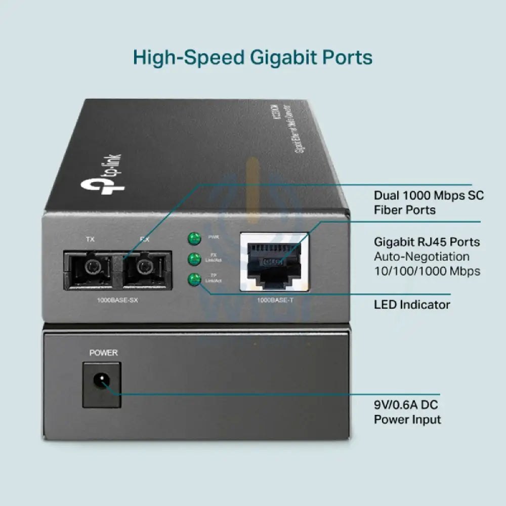 TP-Link (MC200CM) Gigabit Multi-Mode Media Converter - UPC / LAN Networking Products > USB Network Adapter