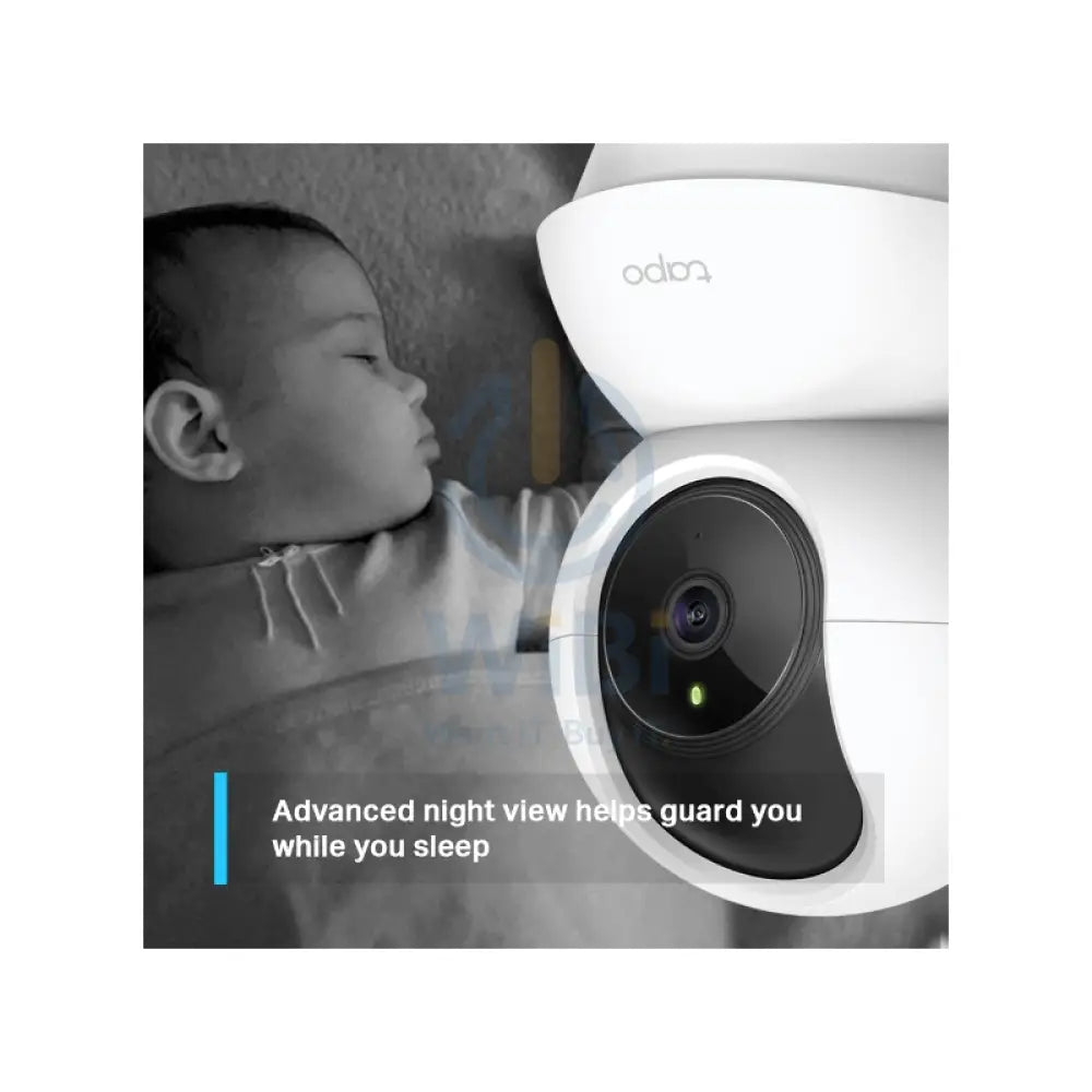 TP-Link Pan / Tilt Home Security Wi-Fi Camera - White Cameras > Security Cameras