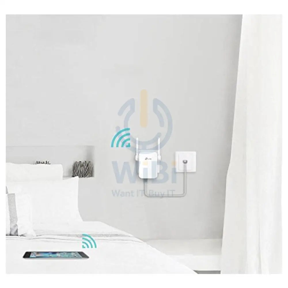 TP-Link RE205 Wi-Fi Range Extender - 750 Mbps / 2.40GHz, 5.0GHz / 1x RJ-45