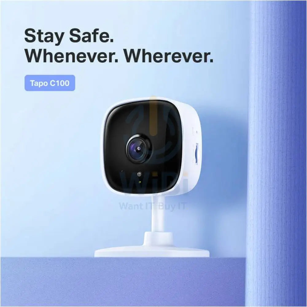 TP-Link TAPO C100 Home Security Wi-Fi Camera - H.264 / 1080p Full HD / 2.4 GHz