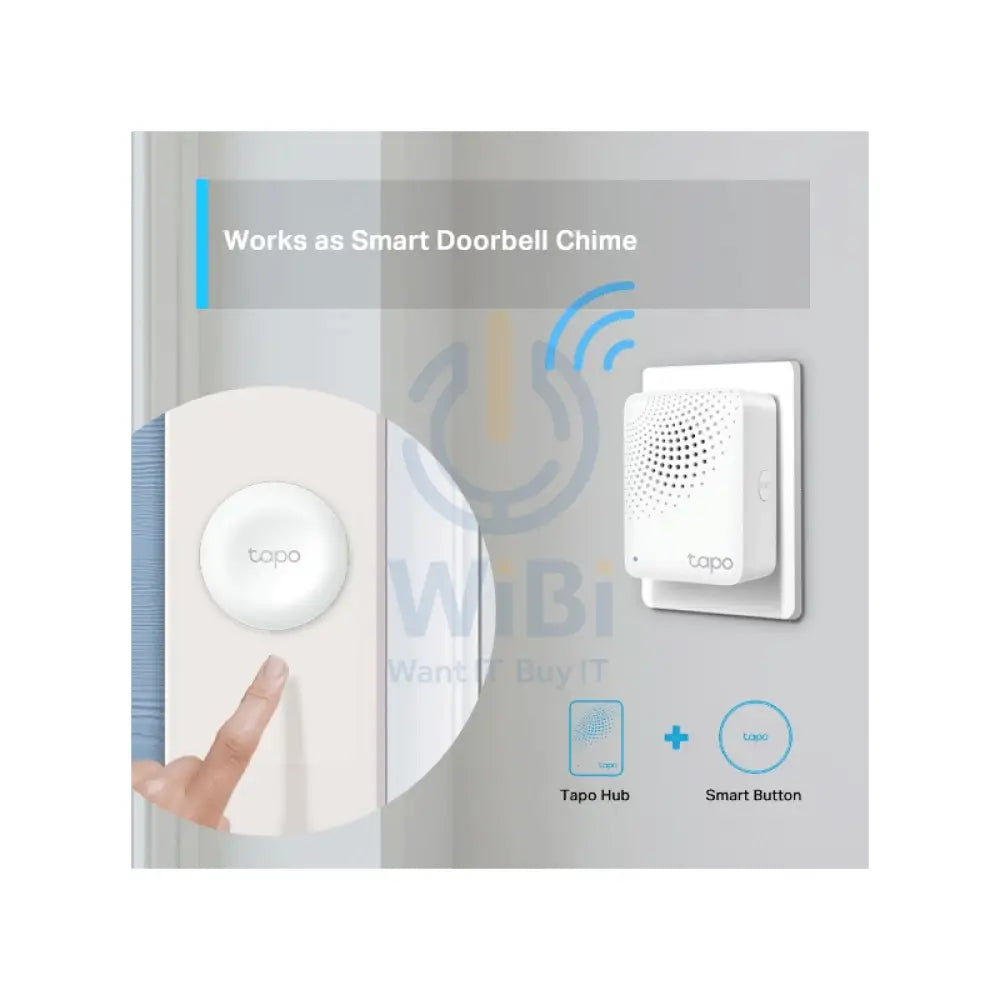 TP-Link (Tapo H100) Smart Hub with Chime (Hub Required) Networking Products > Routers
