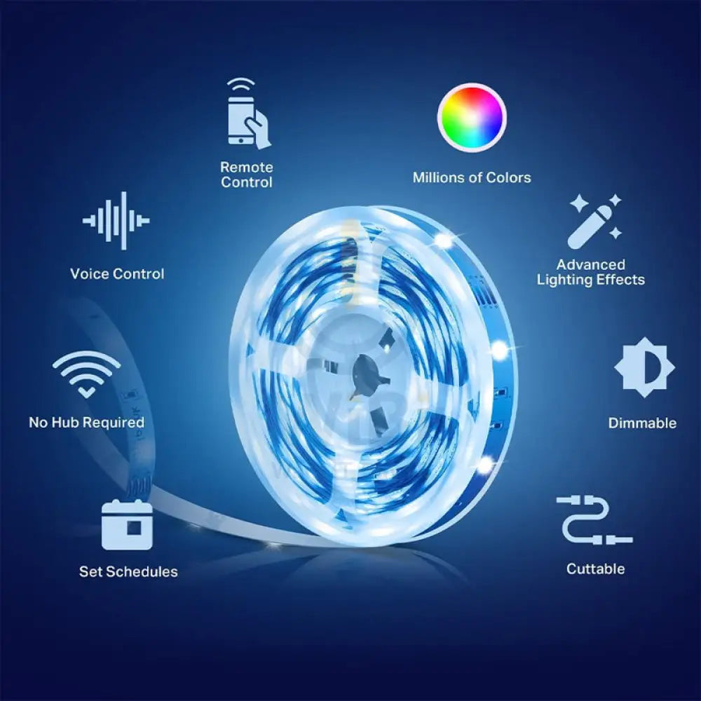 TP-Link (Tapo L900-5) Smart Wi-Fi Light Strip - 5M LED / Corded / 2.4 GHz - White Accessories > Smart Devices