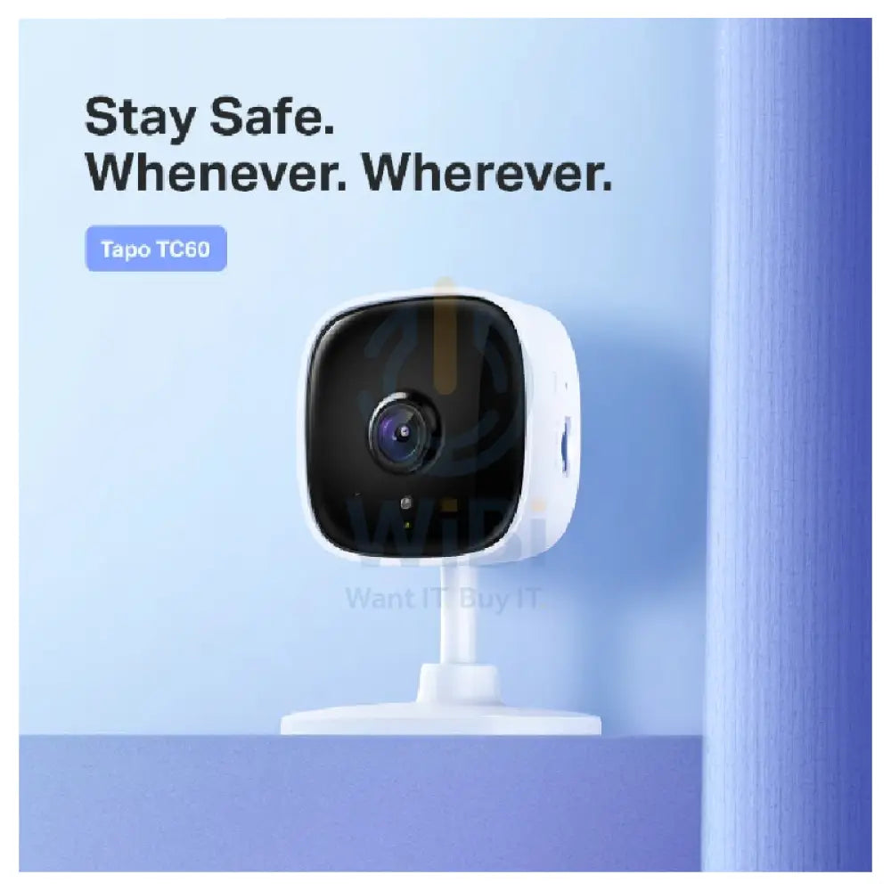 TP-Link (TAPO TC60) Home Security Wi-Fi Camera - H.264 / 1080p Full HD / 2.4 GHz - White Cameras > Security Cameras