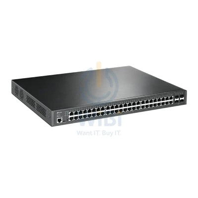 TP-Link (TL-SG3452P) JetStream 52-Port Gigabit L2 + Managed Switch with 48-Port PoE + - 104 Gbps / LAN Networking