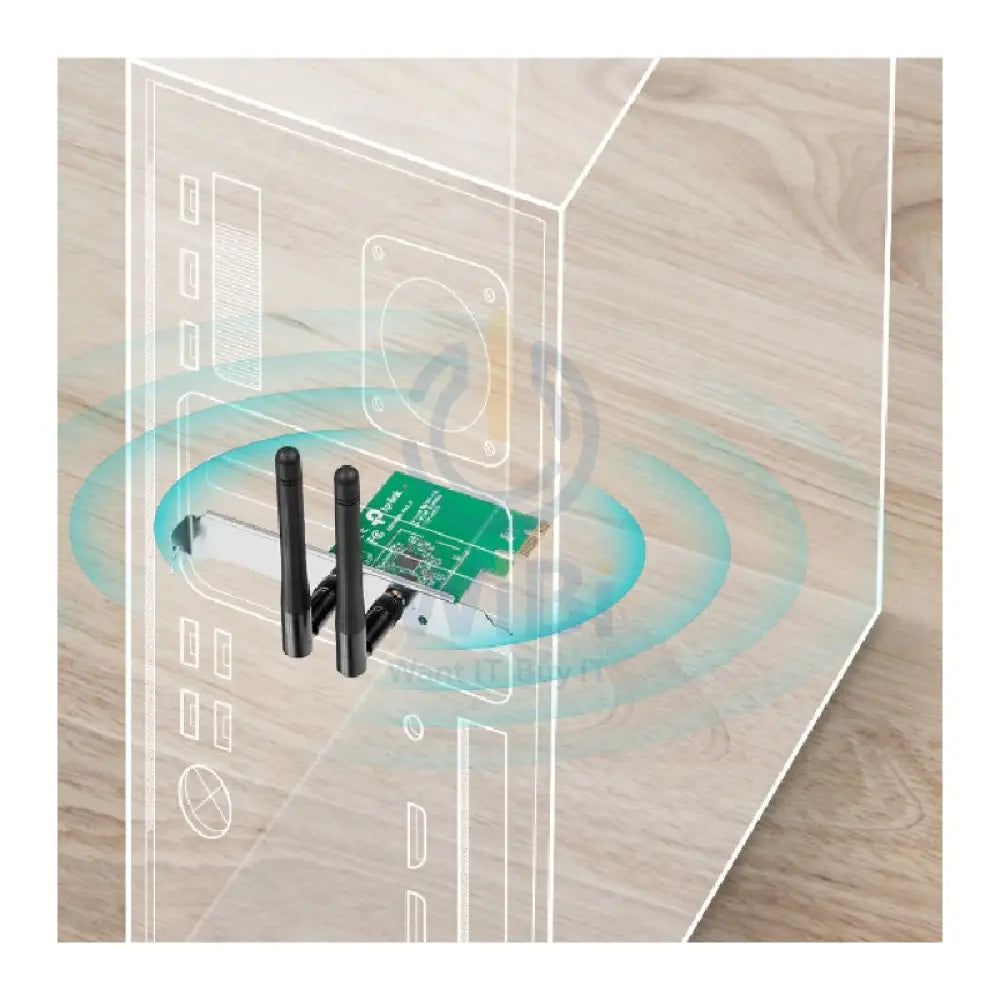 تي بي لينك (TL-WN881ND) لاسلكي N PCI Express محول - 2.4 جيجا هرتز (300 ميغابت في الثانية) الشبكات > لاسلكي يو اس بي الشبكة