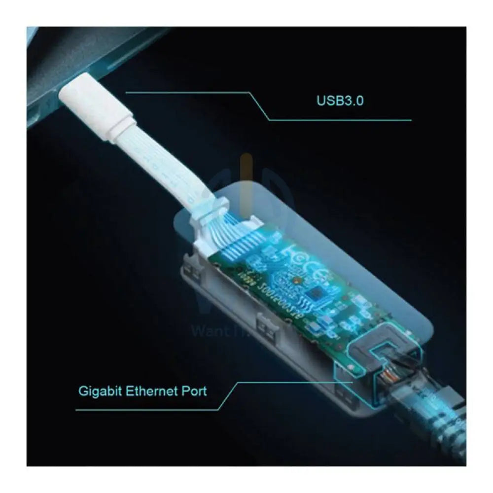 تي بي لينك يو اس بي تايب-سي إلى RJ45 جيجابت إيثرنت الشبكة محول - شبكة محلية / يو اس بي 3.0 / أبيضمحول