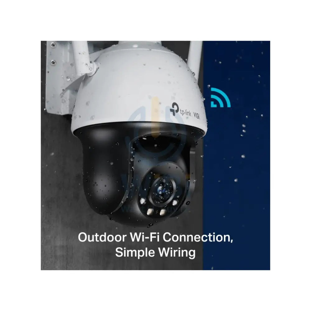 TP-Link (VIGI C540-W) VIGI 4MP Outdoor Full-Color Wi-Fi Pan Tilt Network Camera - 2560 X 1440 / LAN Cameras > Security