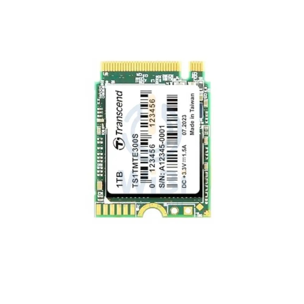Transcend PCIe 300S - 1TB / Up to 2,000/1,650 MB/s / M.2 2230 / PCIe / SSD (Solid State Drive) Storage > Solid State