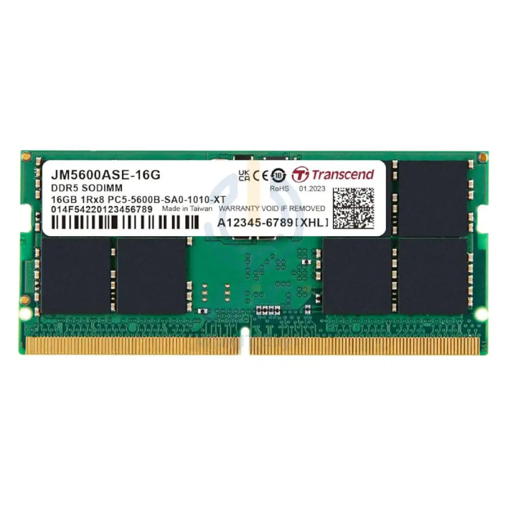 Transcend SO-DIMM Memory - 16GB / DDR5 / Memory Module Accessories > Memory > Laptop Memory