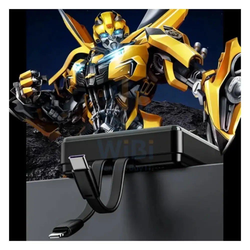 Transformers TF-D10 Bumblebee Dual-Wire Power Bank - 10,000mAh / Bumblebee Accessories > Power Bank