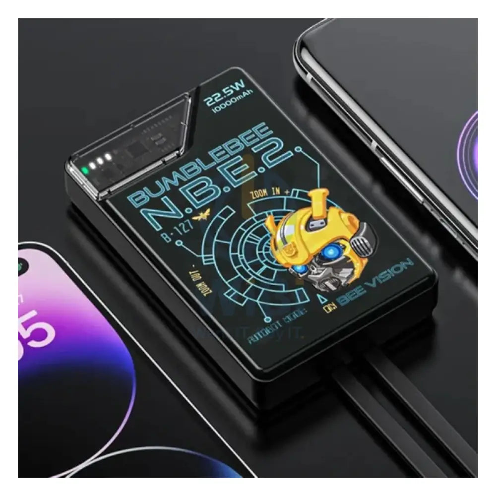 Transformers TF-D10 Bumblebee Dual-Wire Power Bank - 10,000mAh / Bumblebee Accessories > Power Bank