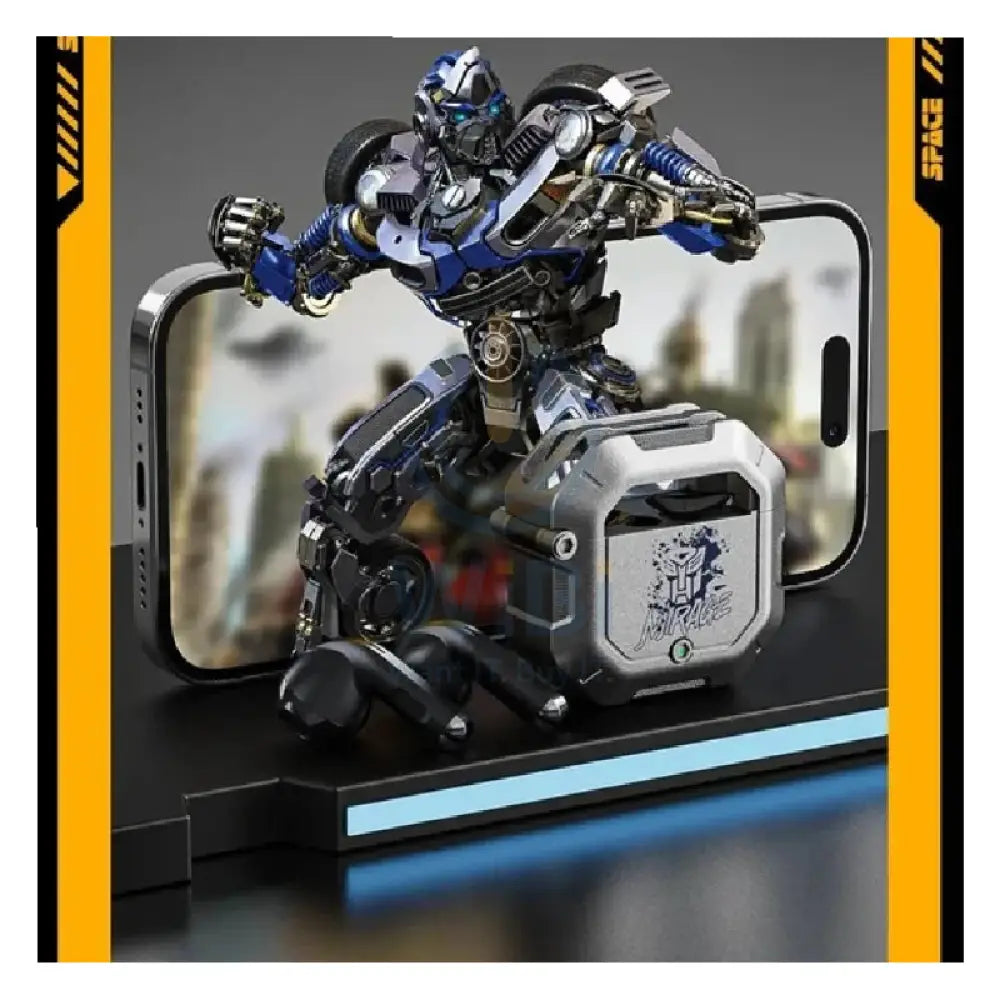 Transformers TF-T12 Wireless Bluetooth Earbuds - Silver Accessories > Audio > Headphones