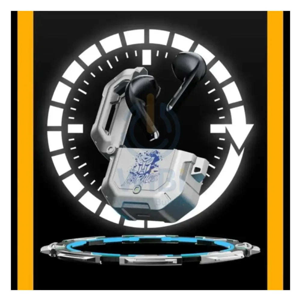 Transformers TF-T12 Wireless Bluetooth Earbuds - Silver Accessories > Audio > Headphones