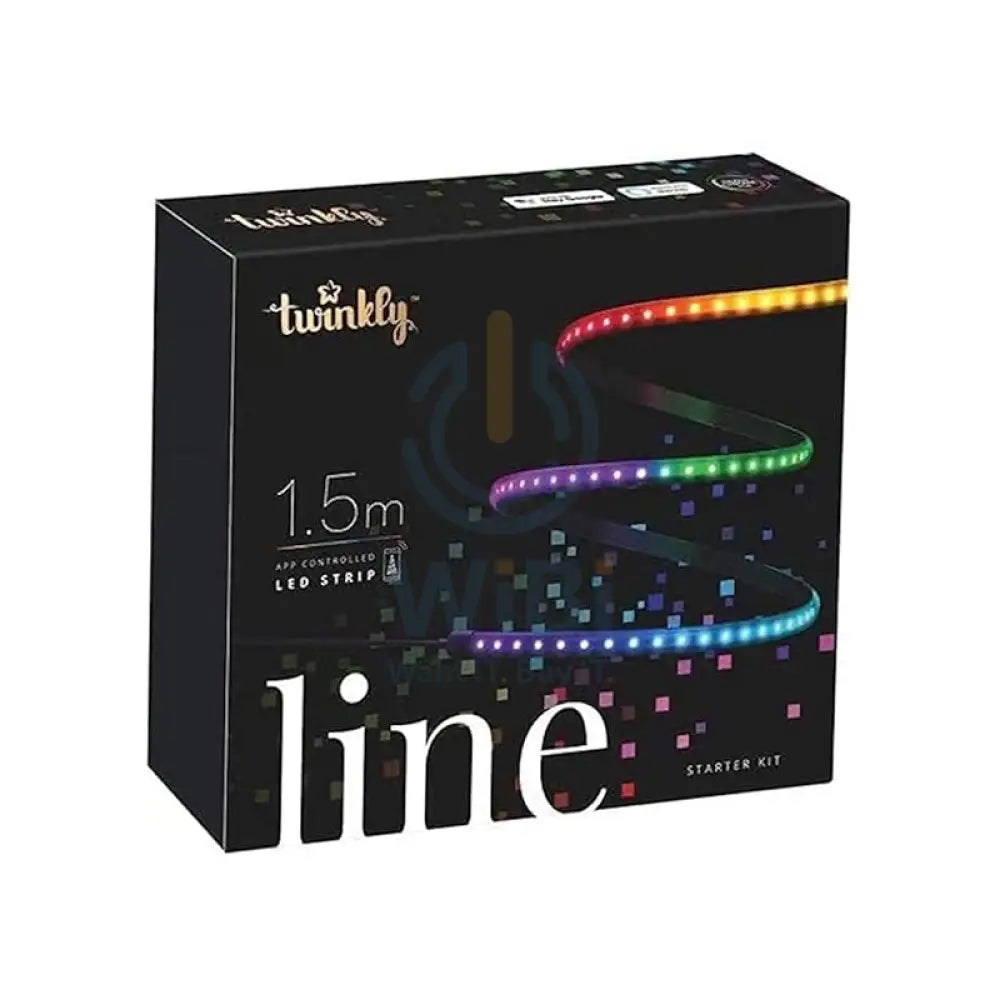 Twinkly Line 90 LED RGB Starter Black Wire Plug - 1.5m Starter Kit Accessories > Other Accessories