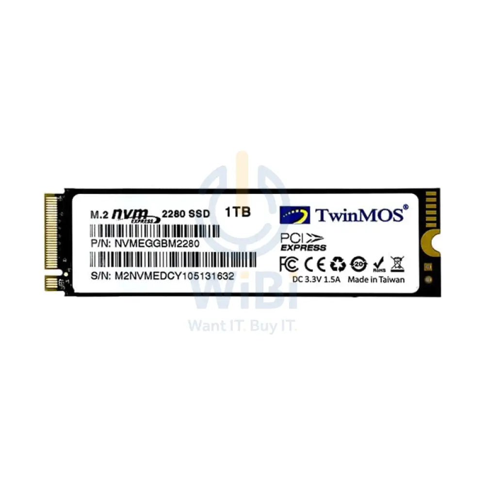1 تيرابايت م.2 PCIe NVMe NVMe إس إس دي - 1 تيرابايت / م.2 2280 / PCIe 3.0 - إس إس دي صلبة حالة محرك)