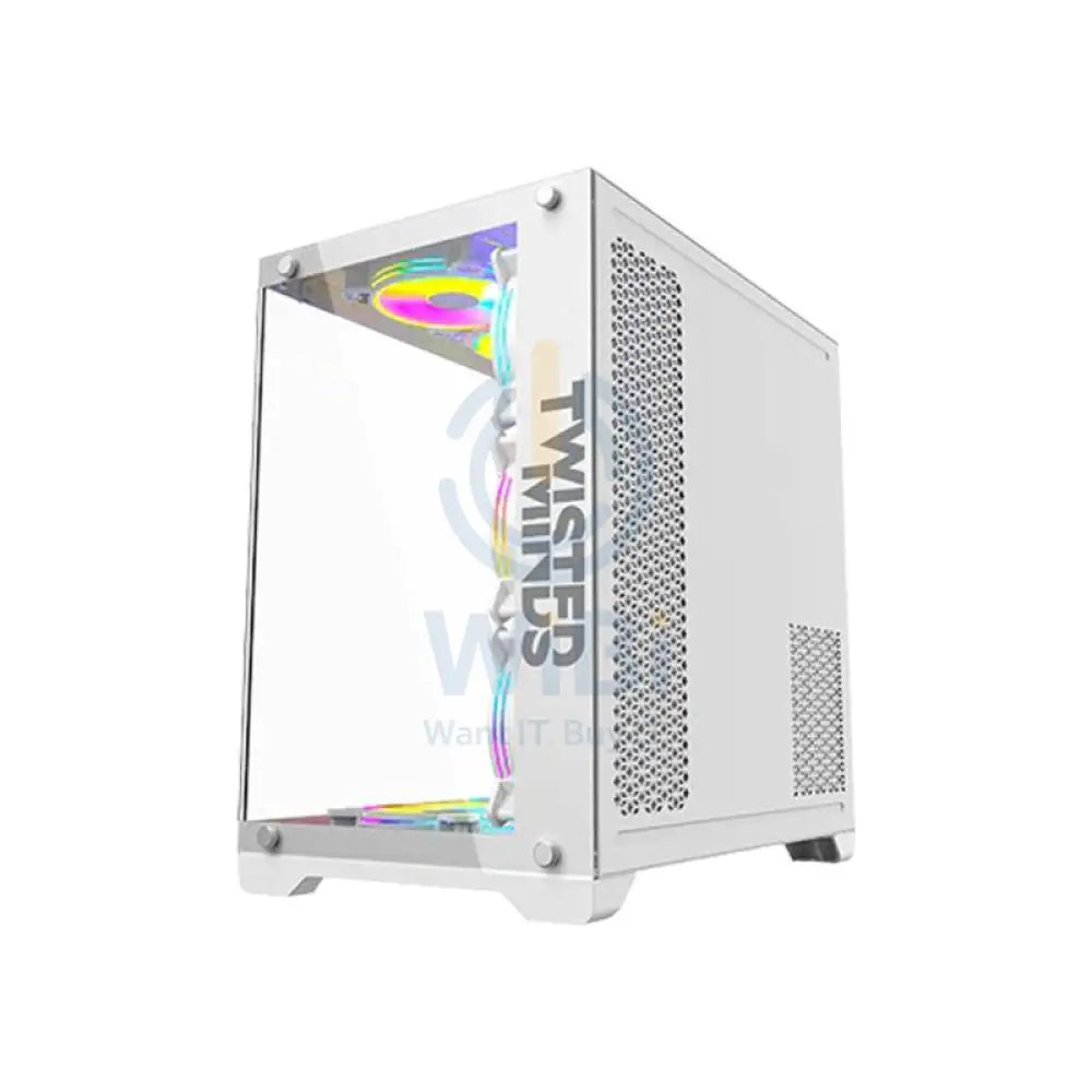 Twisted Minds Bullet-07 Mid Tower ARGB Fan Gaming Case - 7 x 120mm / White Accessories > Other Accessories > Gaming Zone
