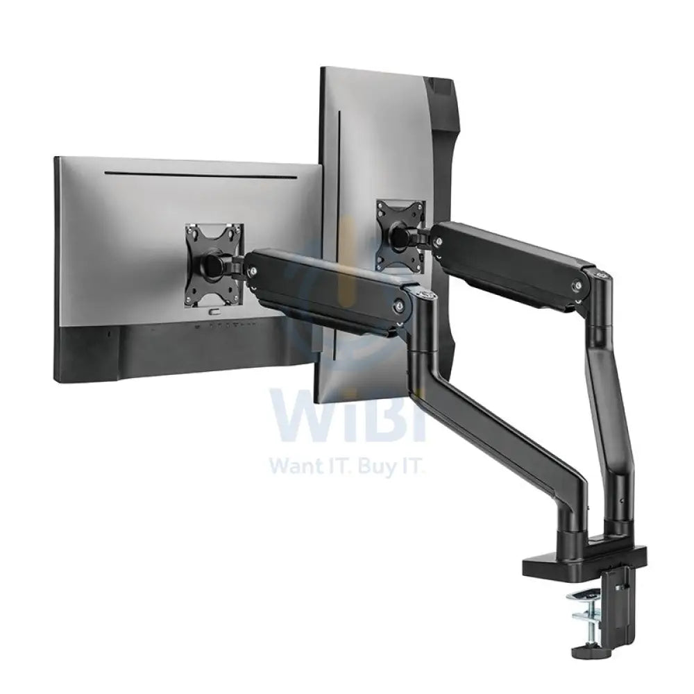 Twisted Minds Dual Monitor Mechanical Spring Monitor Arm - Black (Fit Screen Size 17’’ - 35’’) Accessories > Other