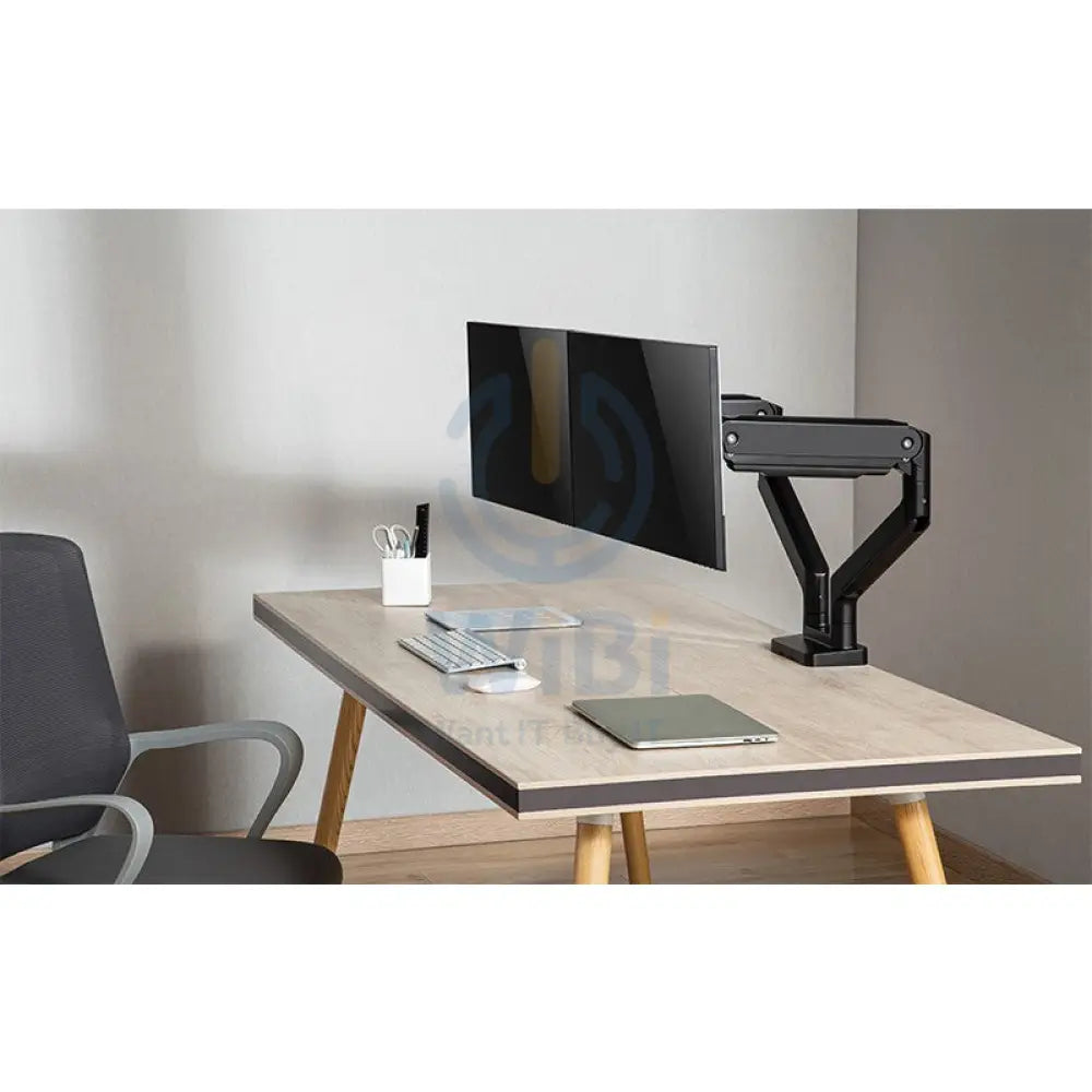 Twisted Minds Dual Monitor Mechanical Spring Monitor Arm - Black (Fit Screen Size 17’’ - 35’’) Accessories > Other