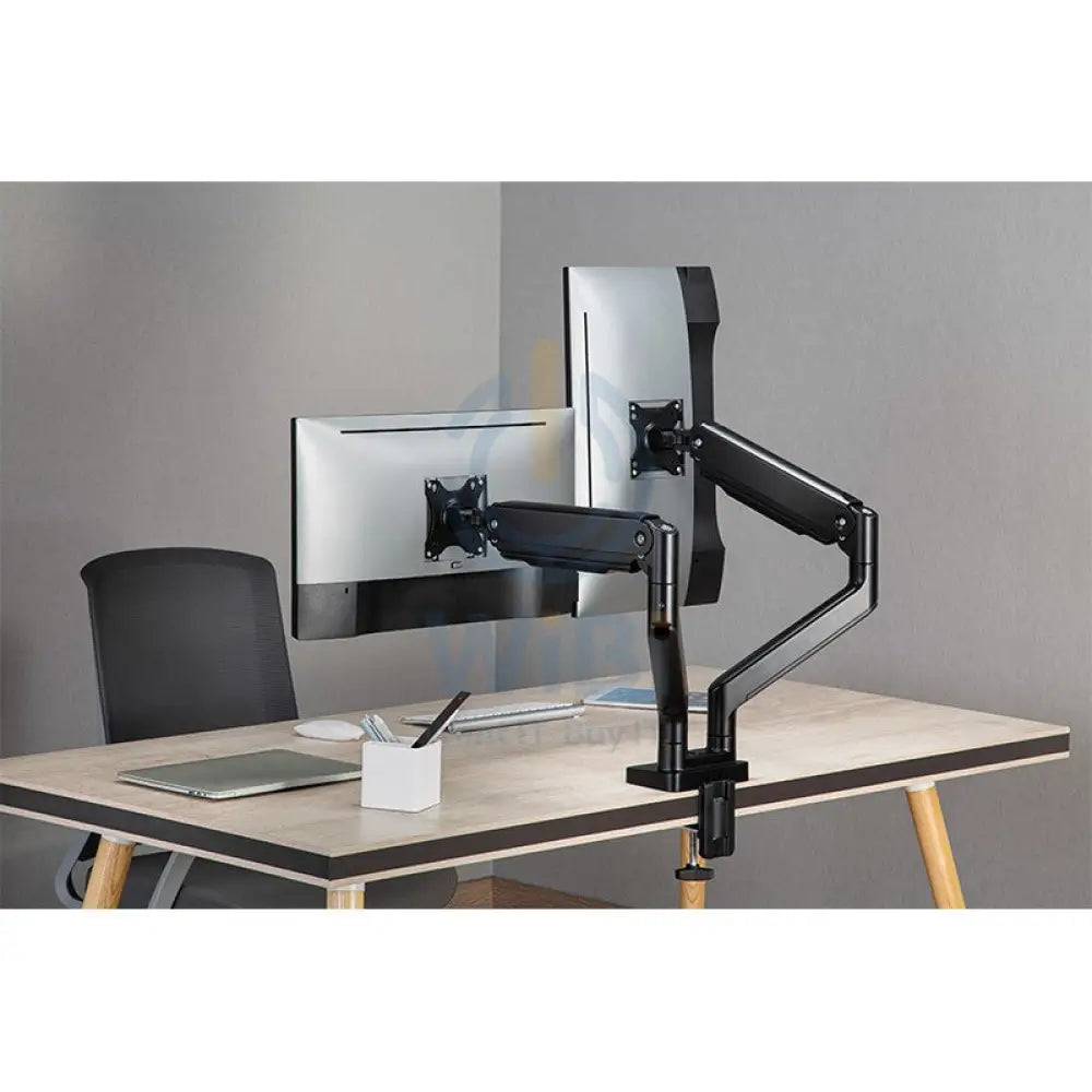 Twisted Minds Dual Monitor Mechanical Spring Monitor Arm - Black (Fit Screen Size 17’’ - 35’’) Accessories > Other