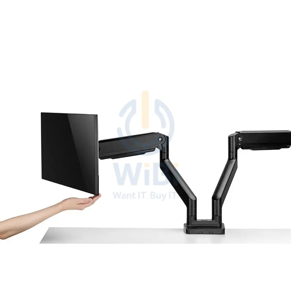 Twisted Minds Dual Monitor Mechanical Spring Monitor Arm - Black (Fit Screen Size 17’’ - 35’’) Accessories > Other