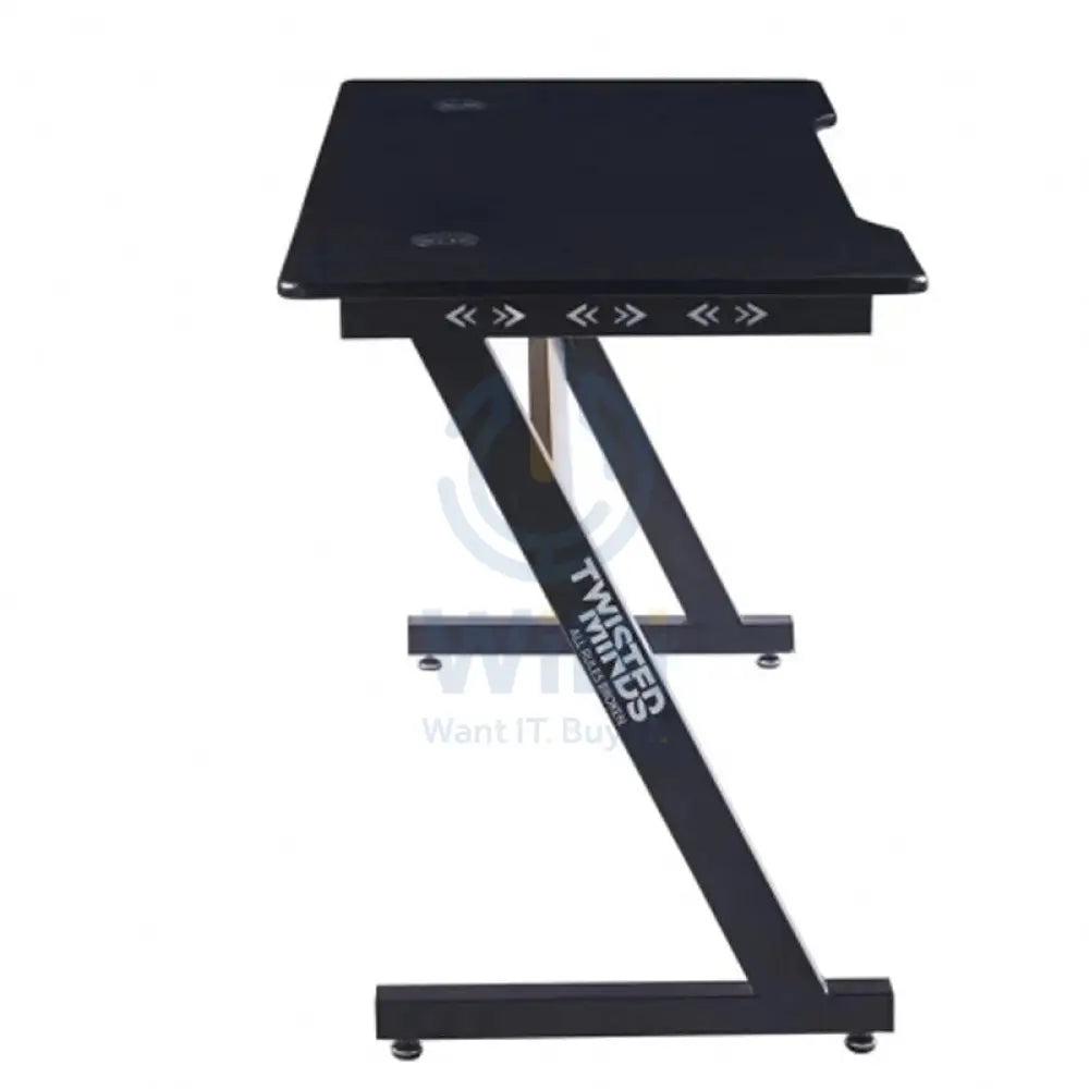 Twisted Minds Ergonomic-Z RGB Gaming Desk - Black Accessories > Other Accessories > Gaming Zone