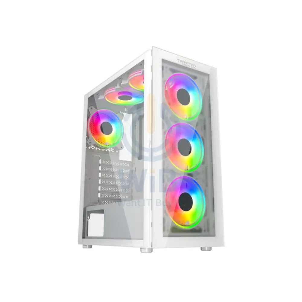 Twisted Minds Manic Shooter-03 Mid Tower ARGB Fan Gaming Case - 4 x 120mm / White Accessories > Other Accessories >