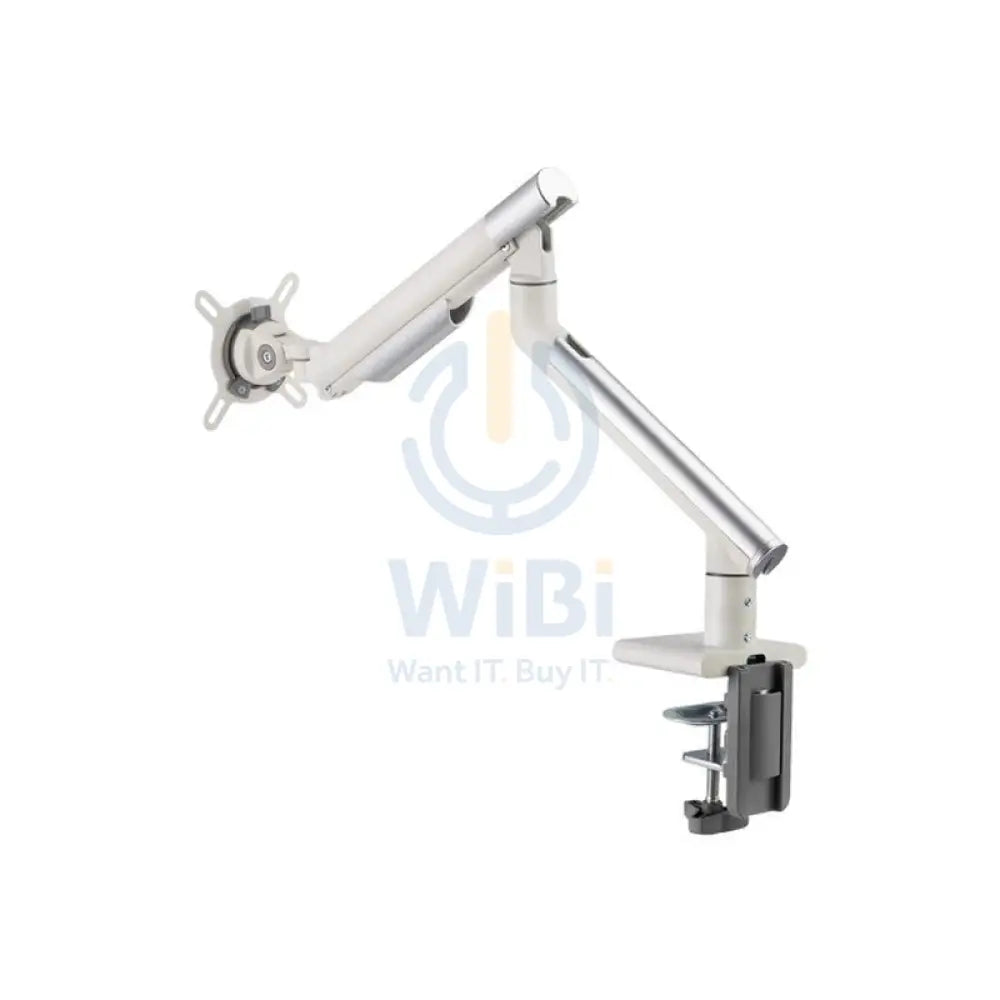 Twisted Minds Single Monitor Premium Slim Aluminum Spring Monitor Arm - 17’’-32’’ Inch / 479mm / Fine Texture White