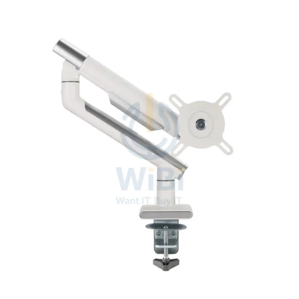 Twisted Minds Single Monitor Premium Slim Aluminum Spring Monitor Arm - 17’’-32’’ Inch / 479mm / Fine Texture White