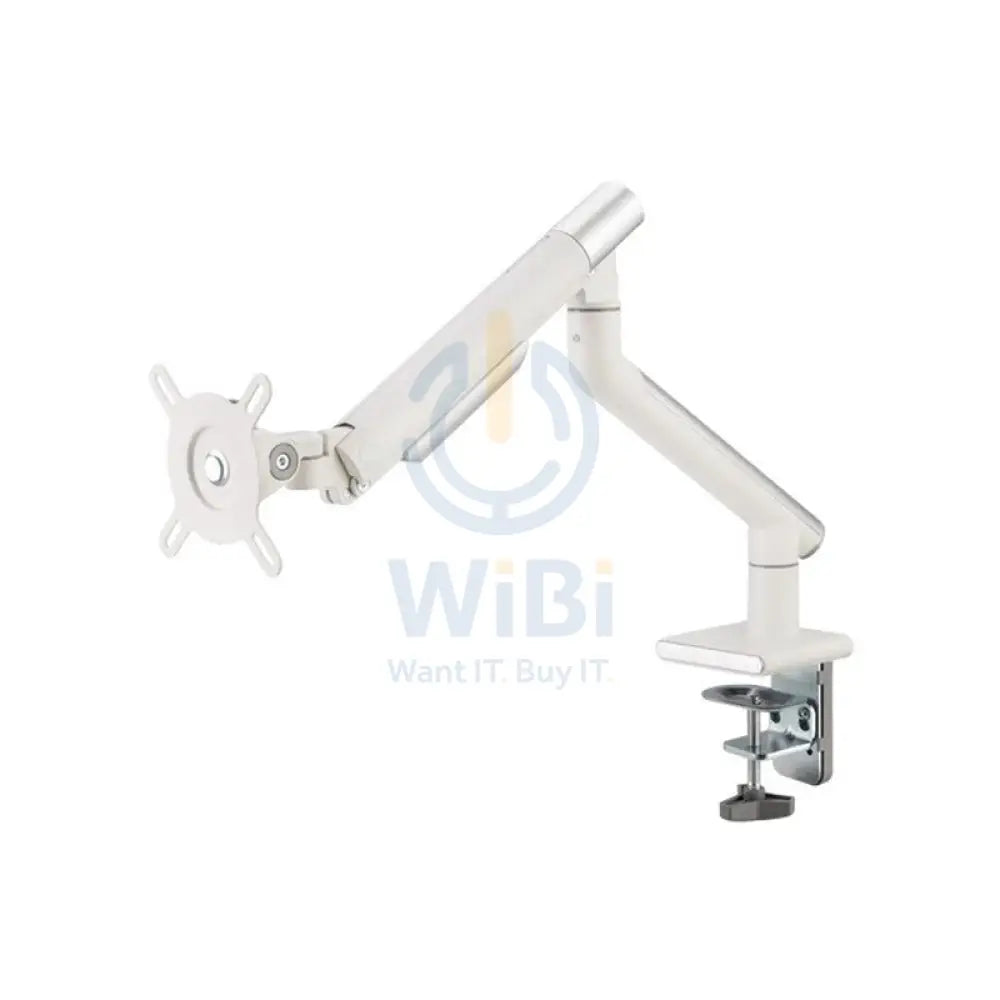 Twisted Minds Single Monitor Premium Slim Aluminum Spring Monitor Arm - 17’’-32’’ Inch / 479mm / Fine Texture White