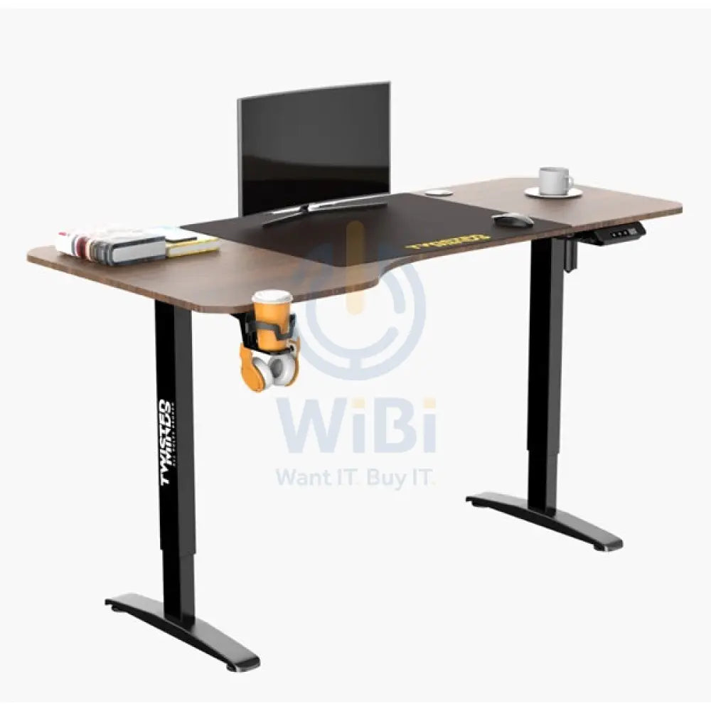 Twisted Minds T-Shaped Gaming Desk Electric-height adjustable - Right Accessories > Other Accessories > Gaming Zone