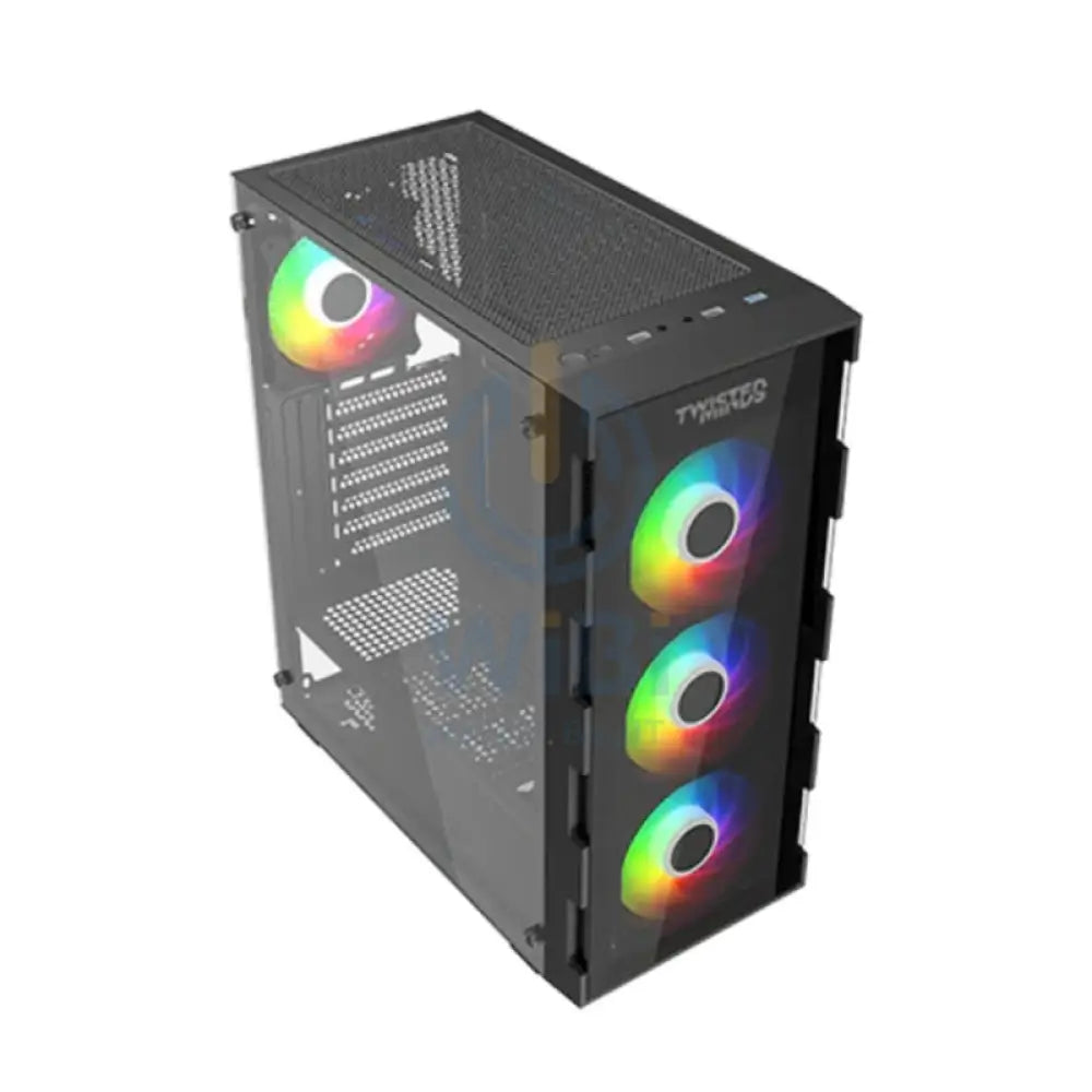 Twisted Minds Titan Glass Mid Tower Gaming Case - Black Gaming Consoles > Gaming Zone