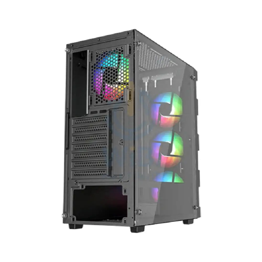 Twisted Minds Titan Glass Mid Tower Gaming Case - Black Gaming Consoles > Gaming Zone