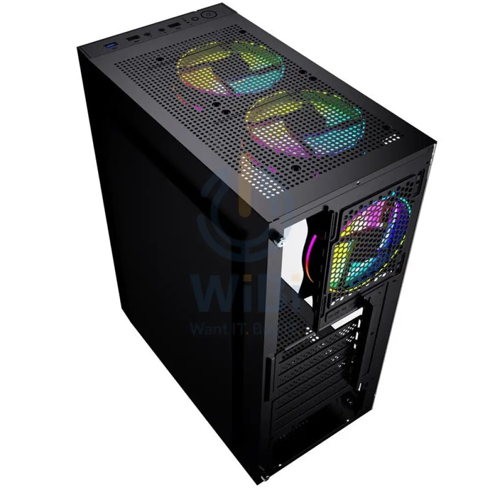 Twisted Minds Trinity-03 RGB Mid Tower Gaming Case - Black Accessories > Other Accessories > Gaming Zone > Offer Zone