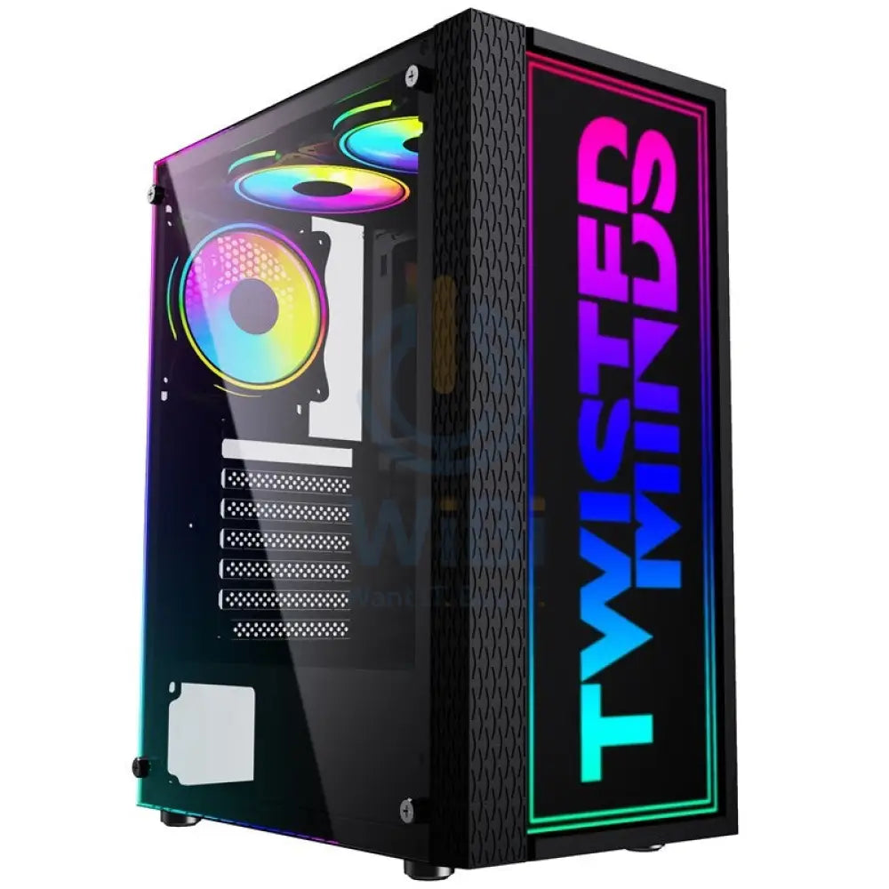 Twisted Minds Trinity-03 RGB Mid Tower Gaming Case - Black Accessories > Other Accessories > Gaming Zone > Offer Zone