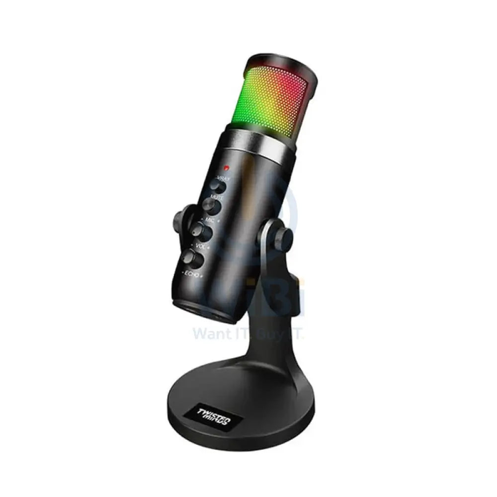 Twisted Minds USB Microphone with Stand and Arm - Black Accessories > Audio > Microphone